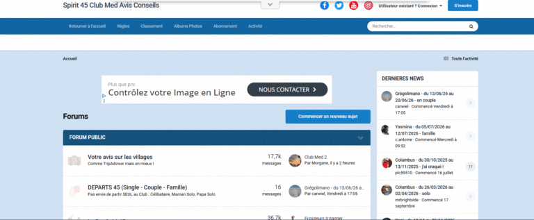 Correction BDD et mise à jour Invision Community 4.4 vers 4.7.22