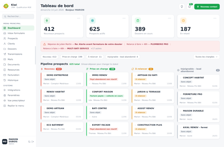 Kiwi : le CRM sur mesure qui a remplacé une pile d&rsquo;applis